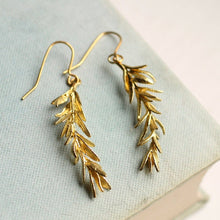 Load image into Gallery viewer, Rosemary Leaf Earrings - Strelitzia's Florist & Irish Craft Shop