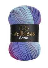 Load image into Gallery viewer, woolen bee batik gradient wool knitting wool: 2130 blue turquoise - Strelitzia's Florist & Irish Craft Shop