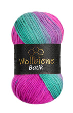 Load image into Gallery viewer, woolen bee batik gradient wool knitting wool: 2130 blue turquoise - Strelitzia's Florist & Irish Craft Shop
