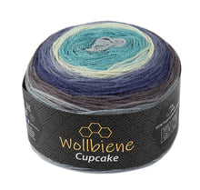 Load image into Gallery viewer, woolen bee cupcake gradient wool knitting wool 150g: 3040 rainbow - Strelitzia's Florist & Irish Craft Shop