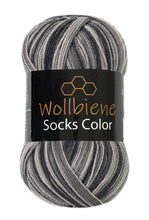 Load image into Gallery viewer, Wool Bee Socks Color Sock Wool 100gr 4-fold knitting: 49 blue green grey - Strelitzia's Florist & Irish Craft Shop