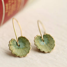 Load image into Gallery viewer, Olive Willow Leaf Earrings - Strelitzia's Florist & Irish Craft Shop