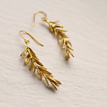 Load image into Gallery viewer, Rosemary Leaf Earrings - Strelitzia's Florist & Irish Craft Shop