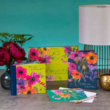 Load image into Gallery viewer, The Gifted Stationery Company - Address & Birthday Book - Anemones - Strelitzia's Florist & Irish Craft Shop