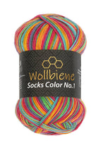Load image into Gallery viewer, Wool Bee Socks Color Sock Wool 100gr 4-fold knitting: 49 blue green grey - Strelitzia's Florist & Irish Craft Shop