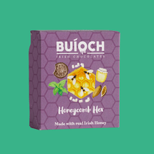 Load image into Gallery viewer, Buíoch Irish Chocolates - Mint Honeycomb Hex - Milk Chocolate - Strelitzia's Florist & Irish Craft Shop