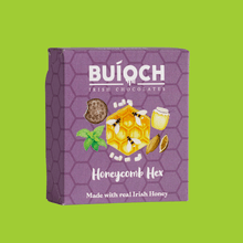 Load image into Gallery viewer, Buíoch Irish Chocolates - Honeycomb Hex - Milk Chocolate - Strelitzia's Florist & Irish Craft Shop
