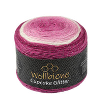 Load image into Gallery viewer, Woolly Bee Cupcake Glitter Gradient Wool Knitting Wool 150g: 2170 purple anthracite lilac - Strelitzia's Florist & Irish Craft Shop