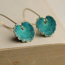 Load image into Gallery viewer, Peacock Leaf Earrings - Strelitzia's Florist & Irish Craft Shop