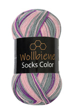Load image into Gallery viewer, Wool Bee Socks Color Sock Wool 100gr 4-fold knitting: 49 blue green grey - Strelitzia's Florist & Irish Craft Shop