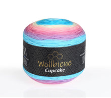 Load image into Gallery viewer, woolen bee cupcake gradient wool knitting wool 150g: 3040 rainbow - Strelitzia's Florist & Irish Craft Shop