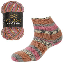 Load image into Gallery viewer, Wool Bee Socks Color Sock Wool 100gr 4-fold knitting: 49 blue green grey - Strelitzia's Florist & Irish Craft Shop