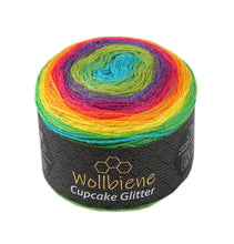 Load image into Gallery viewer, Woolly Bee Cupcake Glitter Gradient Wool Knitting Wool 150g: 2170 purple anthracite lilac - Strelitzia's Florist & Irish Craft Shop