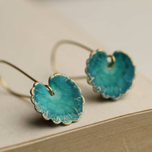 Load image into Gallery viewer, Peacock Leaf Earrings - Strelitzia's Florist & Irish Craft Shop