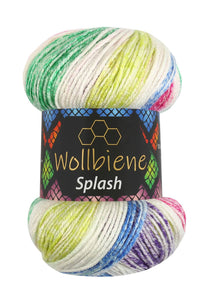 Woolbee splash antipilling wool gradient 100g multicol: 7050 - Strelitzia's Florist & Irish Craft Shop