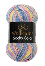 Load image into Gallery viewer, Wool Bee Socks Color Sock Wool 100gr 4-fold knitting: 49 blue green grey - Strelitzia's Florist & Irish Craft Shop