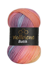 Load image into Gallery viewer, woolen bee batik gradient wool knitting wool: 2130 blue turquoise - Strelitzia's Florist & Irish Craft Shop