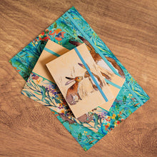 Load image into Gallery viewer, The Gifted Stationery Company - A6 Notebook - Kissing Hares - Strelitzia's Florist & Irish Craft Shop