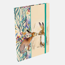 Load image into Gallery viewer, The Gifted Stationery Company - A5 Notebook - Kissing Hares - Strelitzia's Florist & Irish Craft Shop