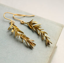 Load image into Gallery viewer, Rosemary Leaf Earrings - Strelitzia's Florist & Irish Craft Shop