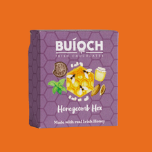 Load image into Gallery viewer, Buíoch Irish Chocolates - Orange Honeycomb Hex - Milk Chocolate - Strelitzia's Florist & Irish Craft Shop