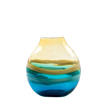 Load image into Gallery viewer, Riva Home - Balin Hand-Blown Vase Aqua - Strelitzia's Florist & Irish Craft Shop