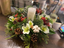 Load image into Gallery viewer, Artificial Christmas Centrepiece Display - Strelitzia's Floristry & Irish Craft Shop
