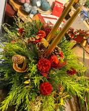 Load image into Gallery viewer, Christmas Fresh Table Centrepiece Display - Strelitzia's Flower & Irish Craft Shop