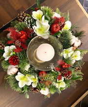 Load image into Gallery viewer, Artificial Christmas Centrepiece Display - Strelitzia's Floristry & Irish Craft Shop