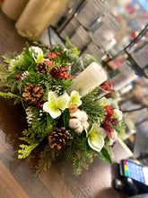 Load image into Gallery viewer, Artificial Christmas Centrepiece Display - Strelitzia's Floristry & Irish Craft Shop