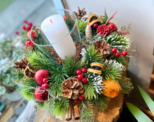 Load image into Gallery viewer, Artificial Christmas Table Centrepiece Displays - Strelitzia's Floristry & Irish Craft Shop