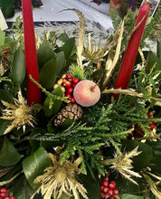 Load image into Gallery viewer, Christmas Fresh Table Centrepiece Display - Strelitzia's Floristry & Irish Craft Shop