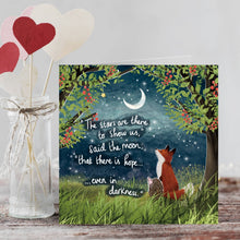 Load image into Gallery viewer, Fox Under The Moon - 'There Is Hope' - Greeting Card From Fox Under The Moon