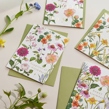 Load image into Gallery viewer, Catherine Lewis Design - Bountiful Blooms - Happiest of Birthdays - Card - Strelitzia's Florist &amp; Irish Craft Shop