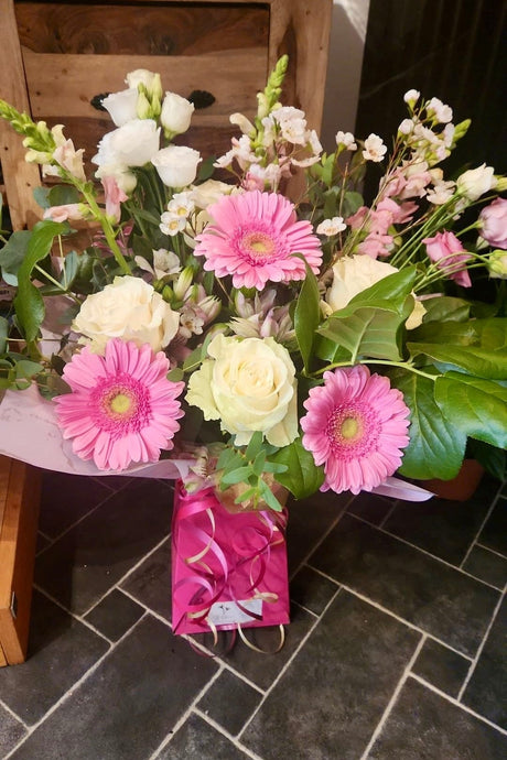 Sweetheart Fresh Flower Bouquet - Strelitzia's Florist & Irish Craft Shop