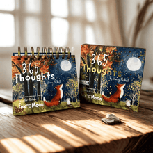 Load image into Gallery viewer, Fox Under The Moon - 365 Thoughts - Daily Encouragement Desktop Flipbook