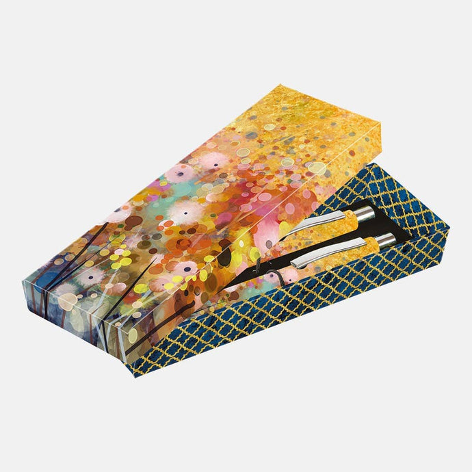 The Gifted Stationery Company - Gift Pen Set - Pom Poms - Strelitzia's Florist & Irish Craft Shop