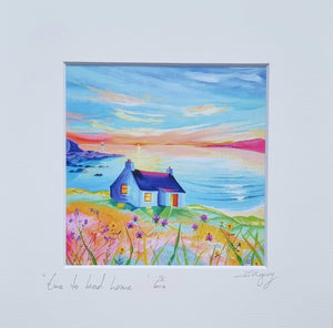 Lani Gregory - Art - " time to head home "
Limited edition print - Strelitzia's Florist & Irish Craft Shop