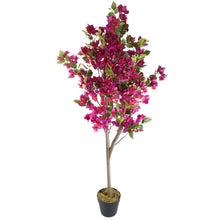 Load image into Gallery viewer, Leaf Design UK LTD - Artificial Pink Bougainvillea Tree 150cm Flowering Blossom Botanik