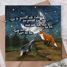Load image into Gallery viewer, Fox Under The Moon - 'Have Faith' - Greeting Card by Fox Under The Moon