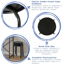 Load image into Gallery viewer, Rinkit Ltd - Metal Stacking Stool
