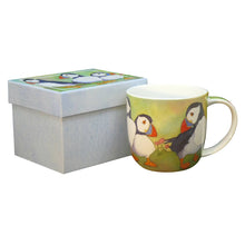 Load image into Gallery viewer, Emma Ball Ltd - Puffins Bone China Mug With Gift Box - Strelitzia&#39;s Florist &amp; Irish Craft Shop