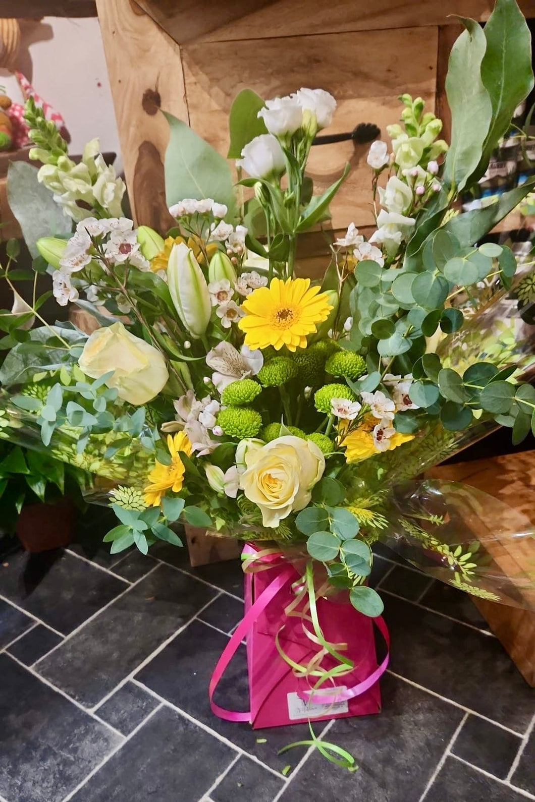 Spring Breeze Fresh Flower Bouquet - Strelitzia's Florist & Irish Craft Shop