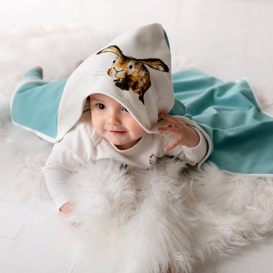 catherine rayner - Storytime Baby Wrap blanket - Molly the Hare - Strelitzia's Florist & Irish Craft Shop