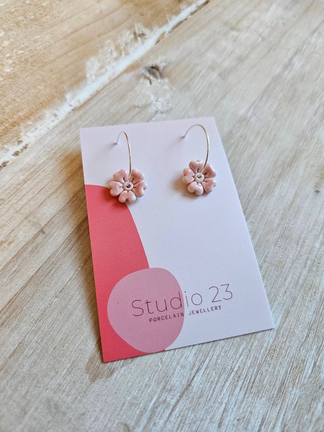Studio 23 Ceramics - Drop Flower Earring Pair - Strelitzia's Florist & Irish Craft Shop