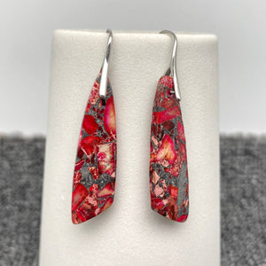 Stone Geometric Agate Earring Collection