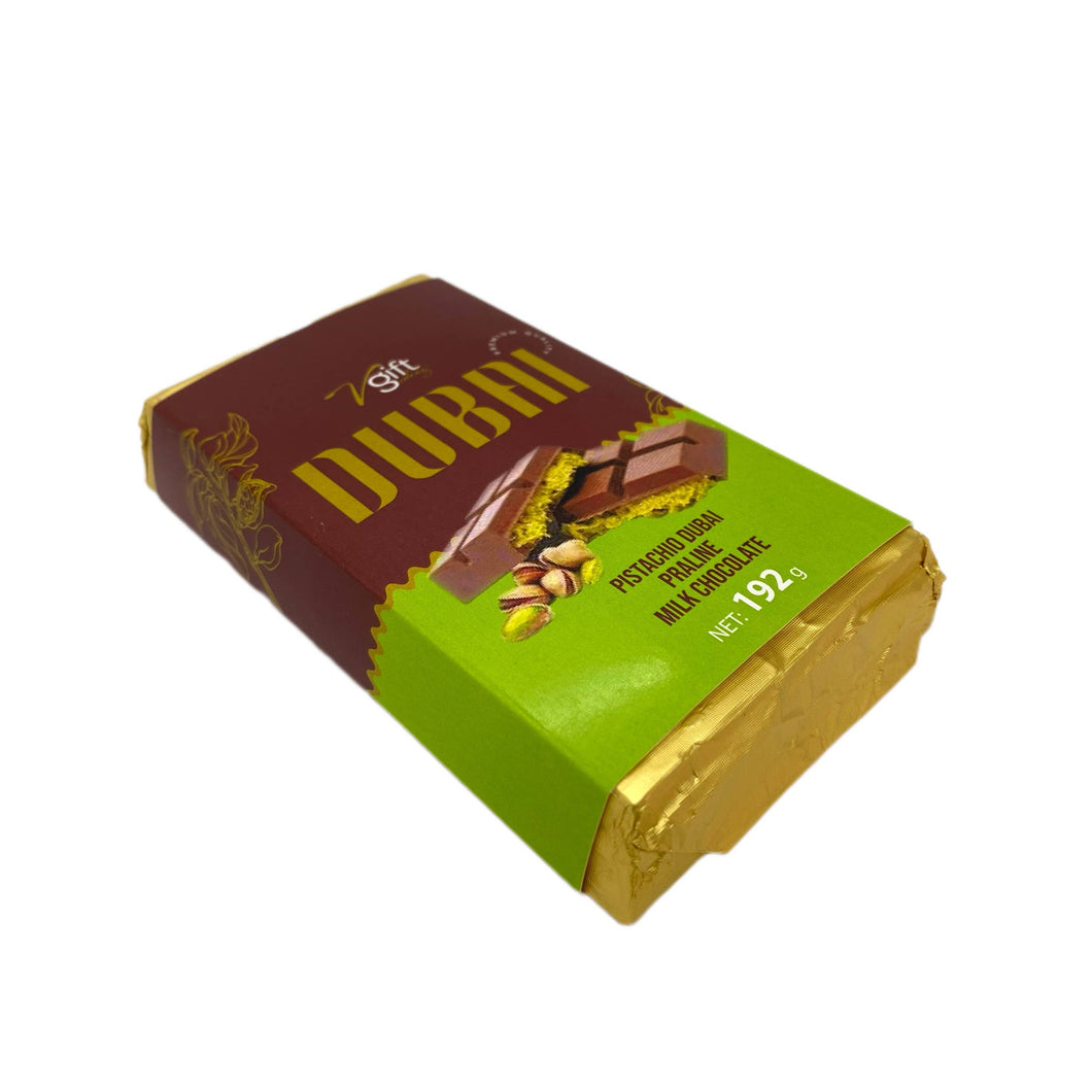 Aladdin - V-Gift Pistachio Praline Dubai Chocolate Bar – Crispy 192gr - Strelitzia's Florist & Irish Craft Shop
