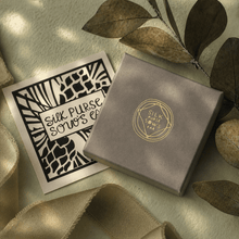Load image into Gallery viewer, Silk Purse, Sow's Ear - Blue Ivy Leaf Earrings: Include Gift Box