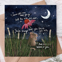 Load image into Gallery viewer, Fox Under The Moon - 'Stronger' - Greeting Card by Fox Under The Moon