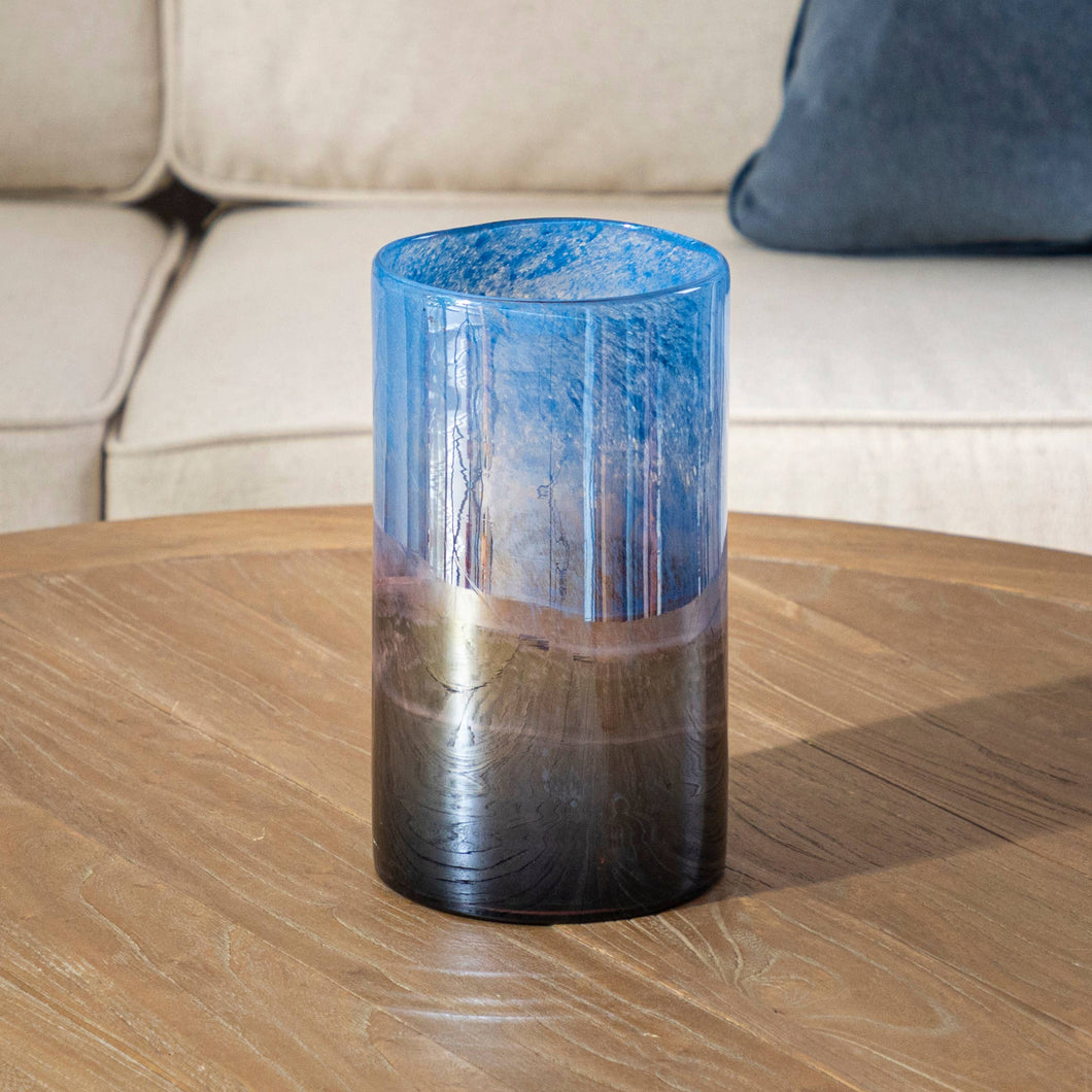 Riva Home - Dwalin Hand-Blown Vase Cobalt - Strelitzia's Florist & Irish Craft Shop